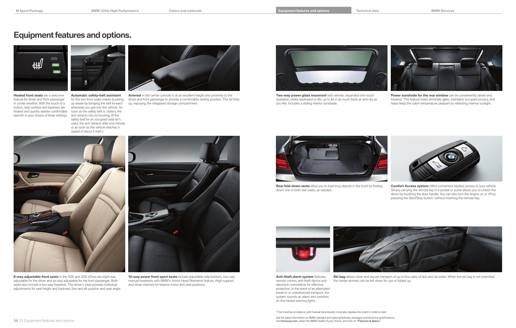 2012 BMW 3-Series Coupe Brochure Page 17